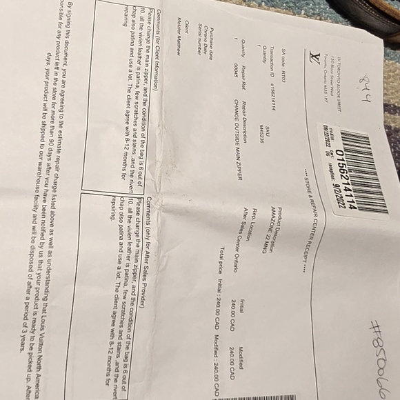 Auth Louis Vuitton Monogram Amazon M45236 Crossbody bag - Picture 8 of 16